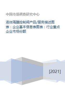 液體隔膜控制閥產(chǎn)品與服務(wù)綜合簡(jiǎn)報(bào)